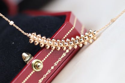 COLLIER EN OR ROSE DIANA CLASH 