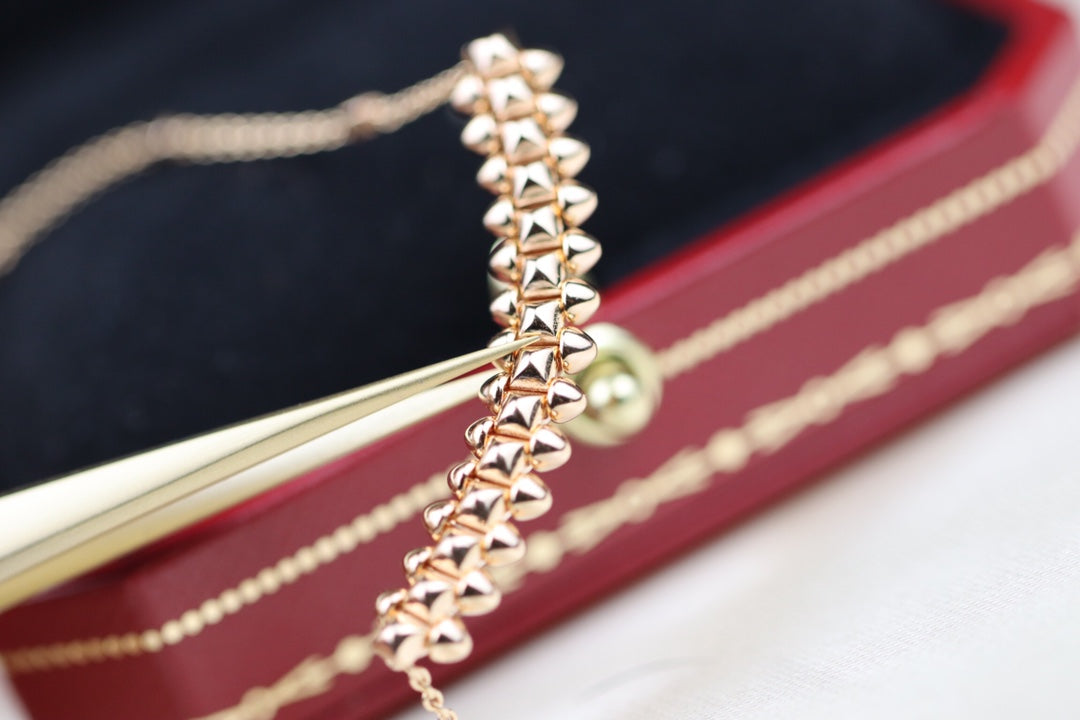 COLLIER EN OR ROSE DIANA CLASH 