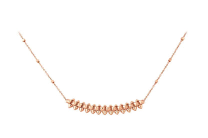 COLLIER EN OR ROSE DIANA CLASH 