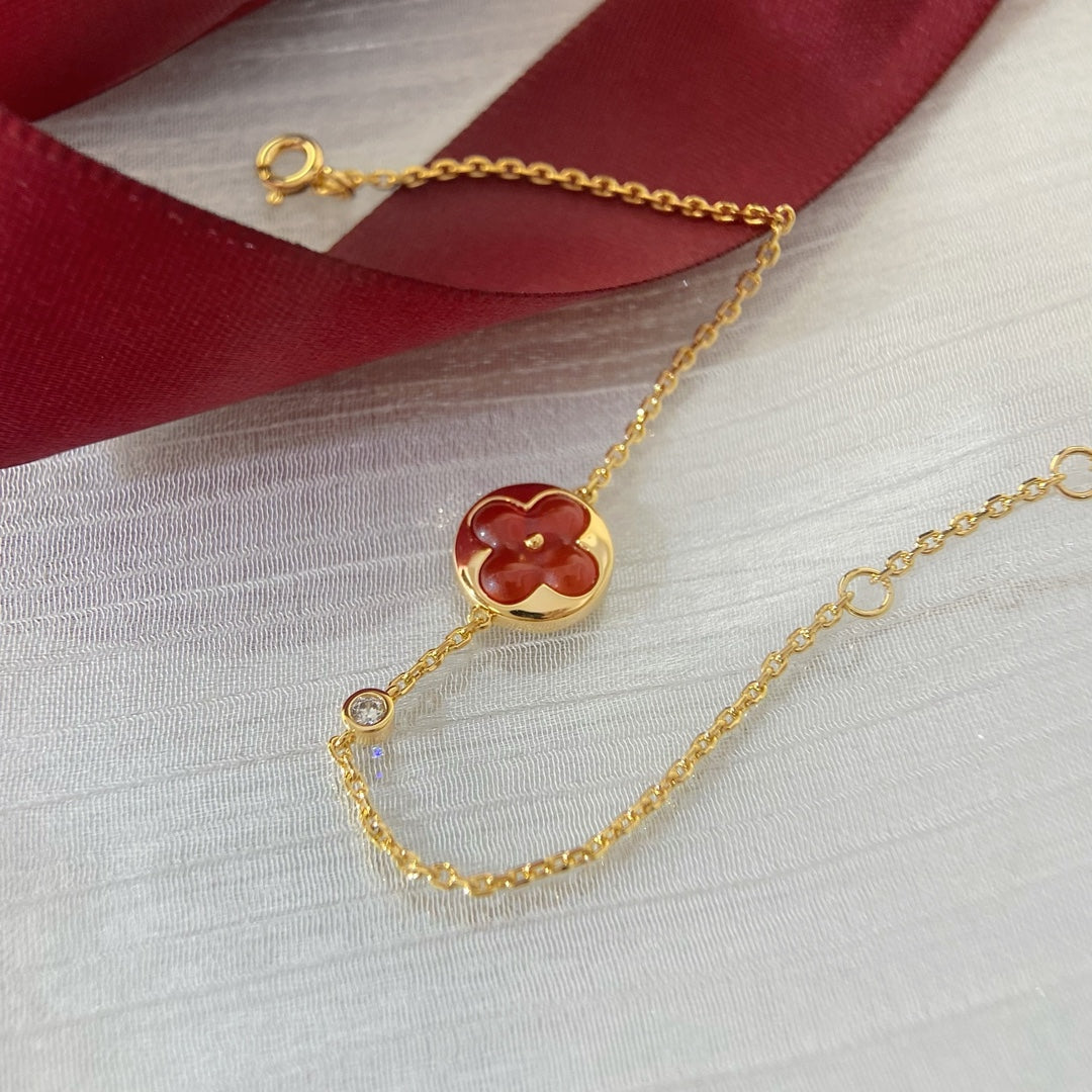DIANA SUN PEDANT CARNELIAN BRACELET