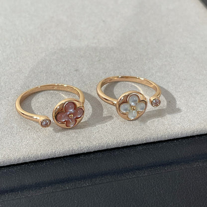 DIANA SUN 1 DIAMOND PINK MOP RING