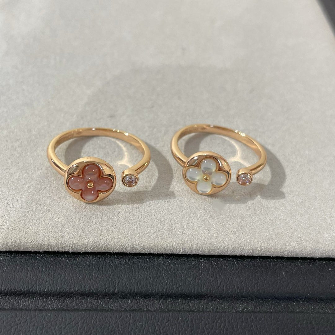 DIANA SUN 1 DIAMOND PINK MOP RING
