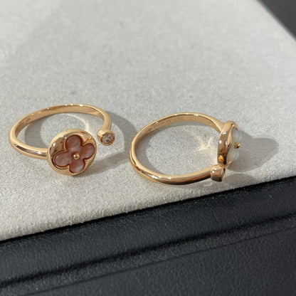 DIANA SUN 1 DIAMOND PINK MOP RING