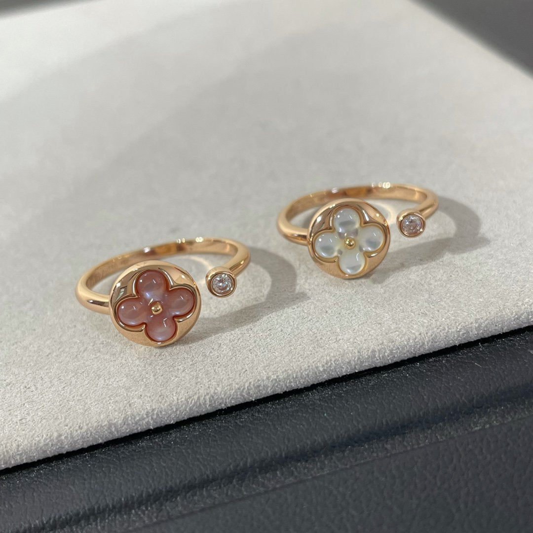 DIANA SUN 1 DIAMOND PINK MOP RING