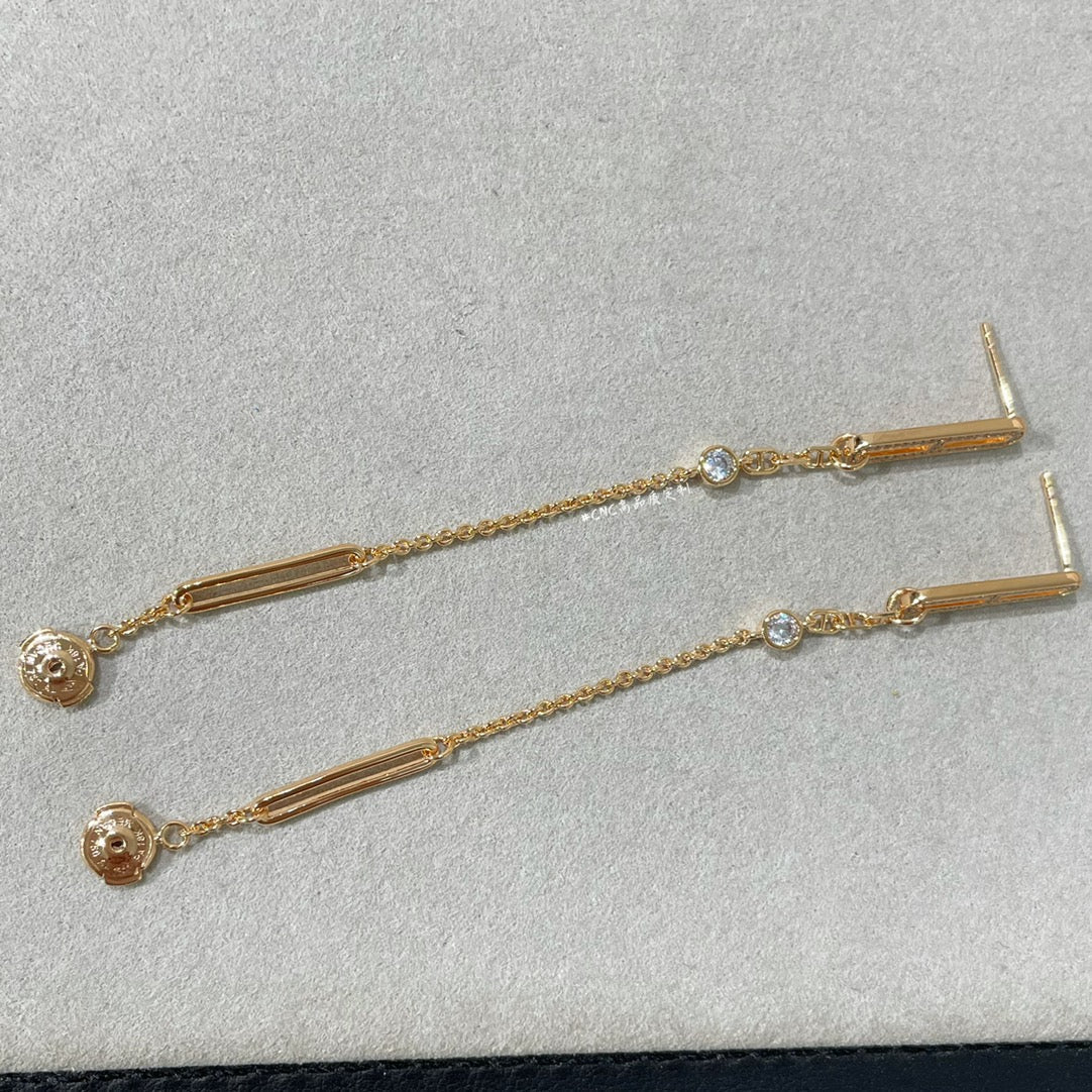 DIANA CHAINE CHAOS DIAMOND DROP EARRINGS