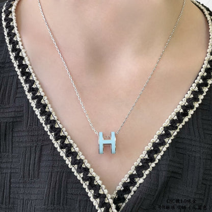 COLLIER DIANA POP H BLEU CIEL