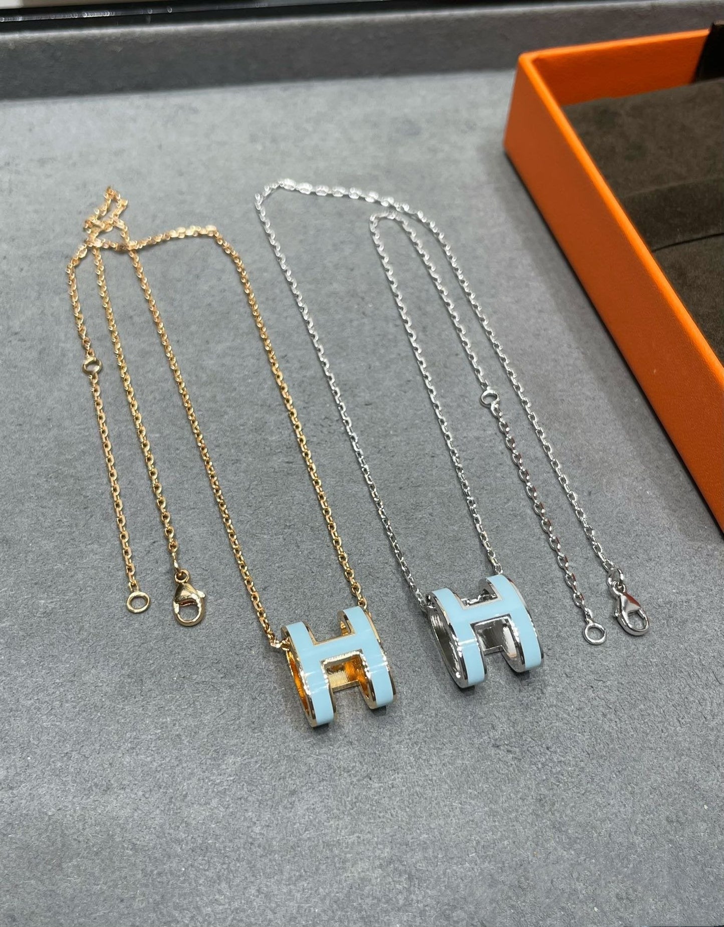COLLIER DIANA POP H BLEU CIEL