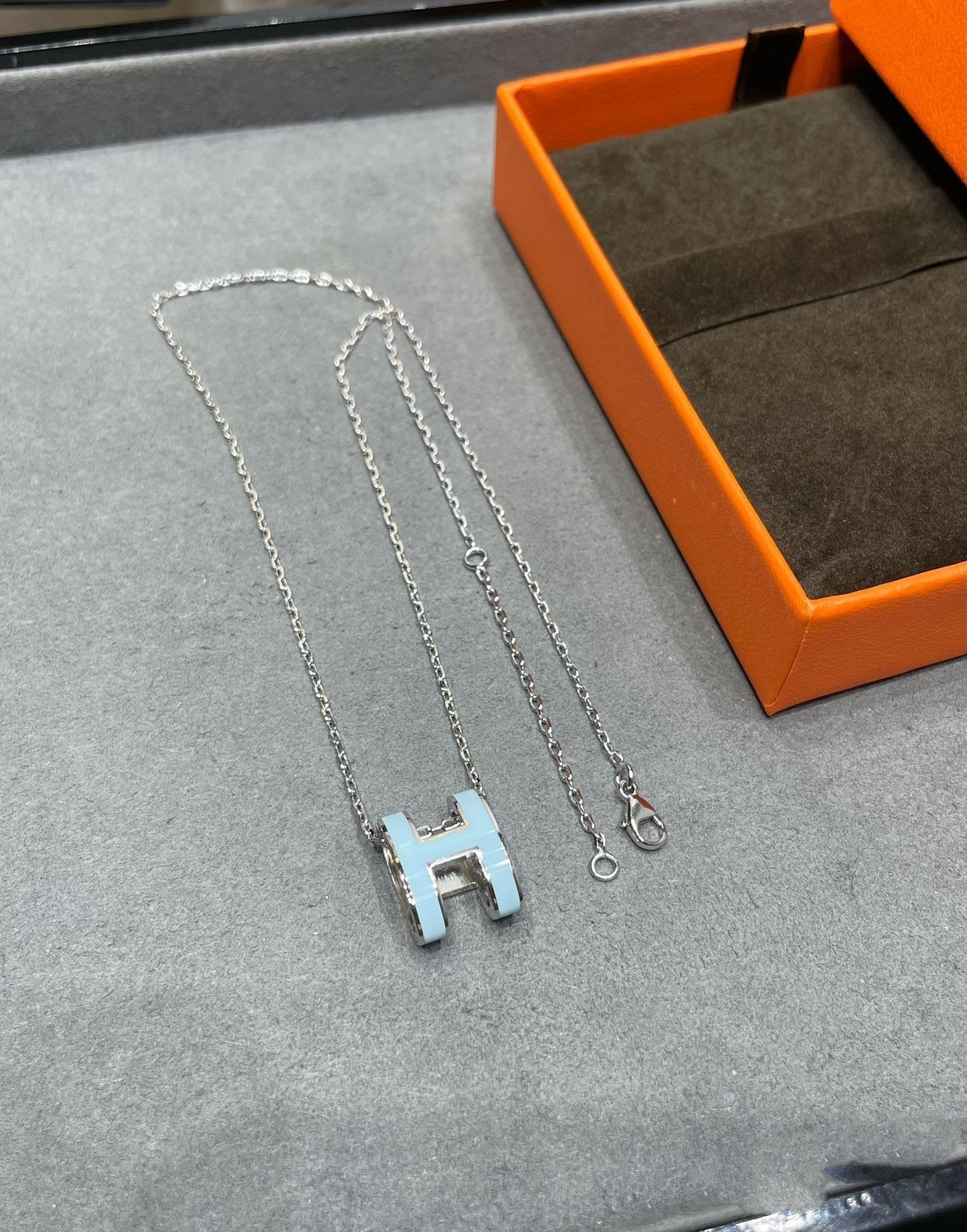 COLLIER DIANA POP H BLEU CIEL