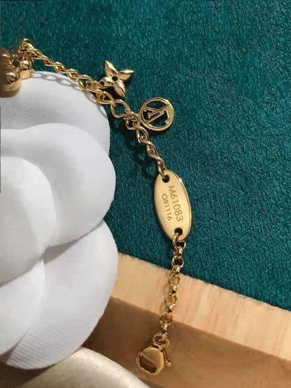 DIANA BLOOMING PINK GOLD MOP BRACELET