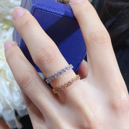DIANA BEE LOVE DIAMOND PAVED SMALL RING