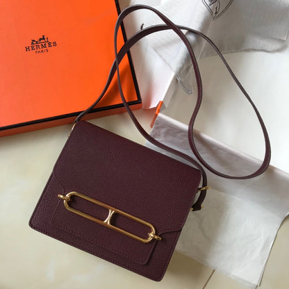 HM SAC ROULIS 19 WINE TOGO LEATHER