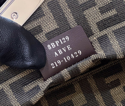 FENDI FIRST SMALL 26 IN COLORFUL SUEDE AND CALFSKIN WITH SILVER HARDWARE