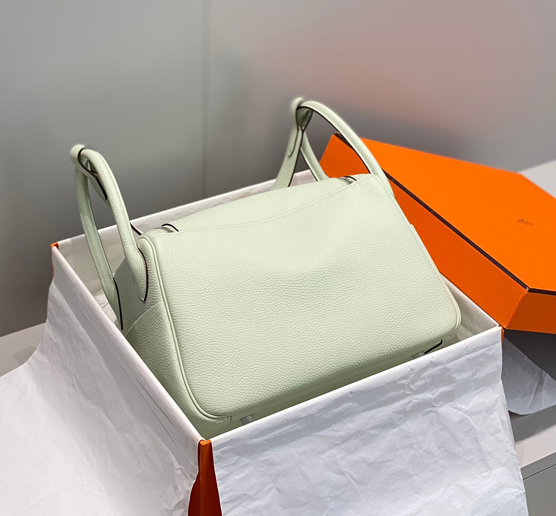 HM LINDY 30 BAG MINT TAURILLON CLEMENCE LEATHER