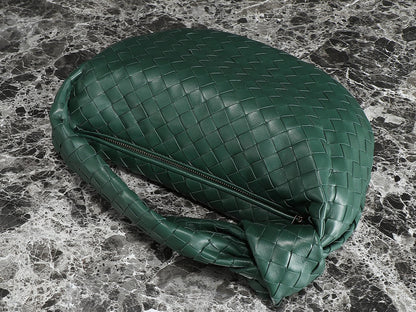 bv teen jodie 36cm dark green lambskin