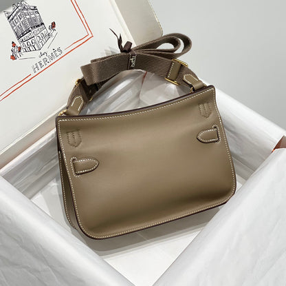 HM JYPSI¨¨RE MINI 23 TAN CALFSKIN GOLD HARDWARE