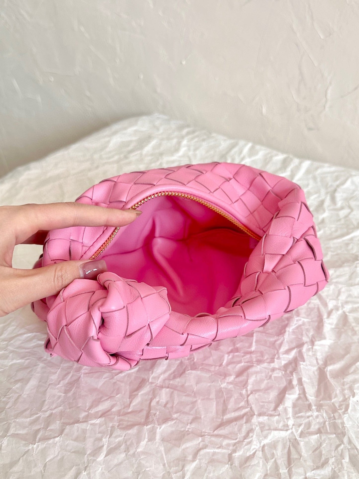 mini jodie 28 pink lambskin