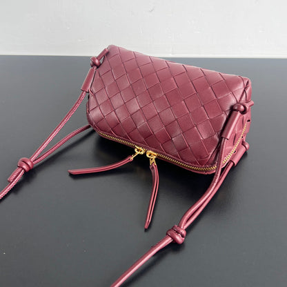 BV Concert Pouch 18.5cm Red Lambskin