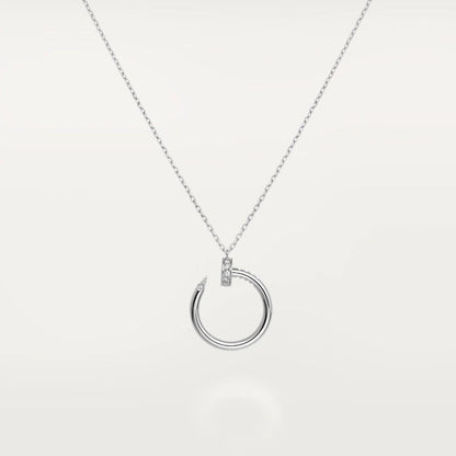 COLLIER DIANA JUSTE ARGENT 