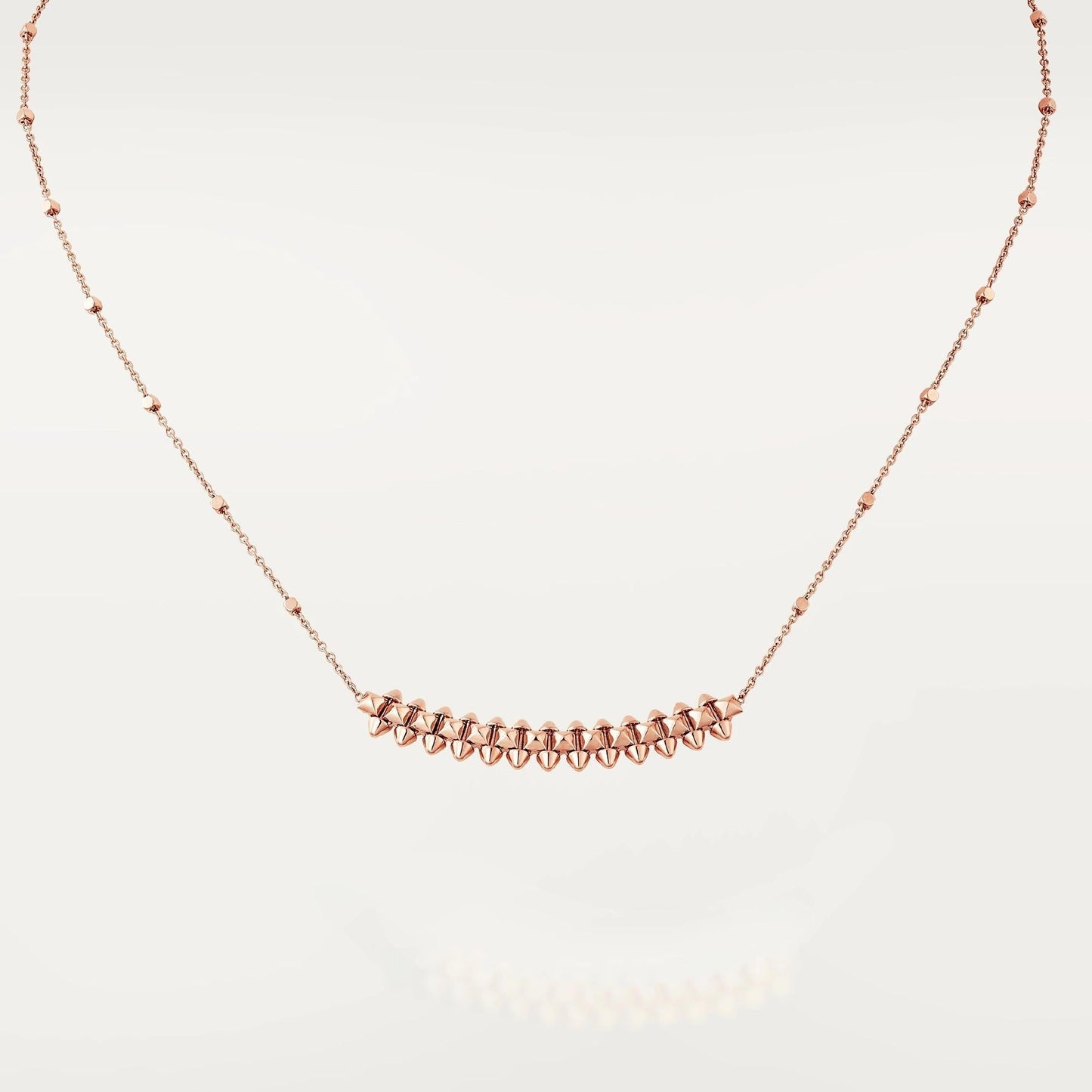 COLLIER EN OR ROSE DIANA CLASH 
