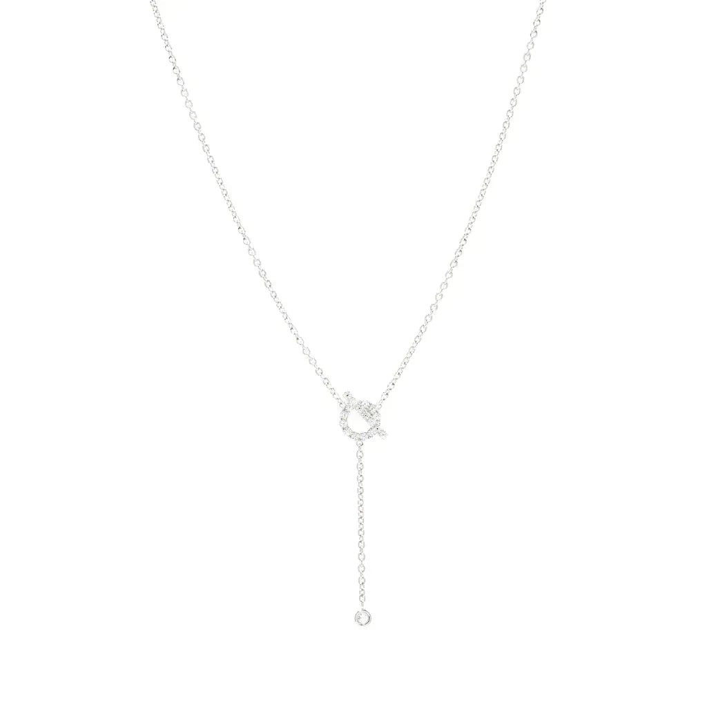 COLLIER DIANA FINESSE EN ARGENT ET DIAMANTS
