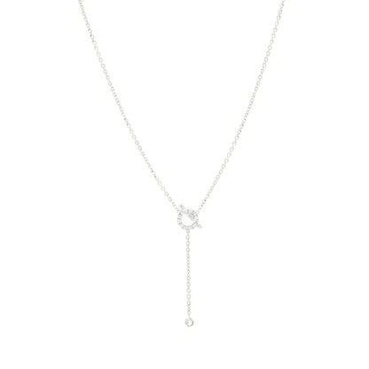 COLLIER DIANA FINESSE EN ARGENT ET DIAMANTS