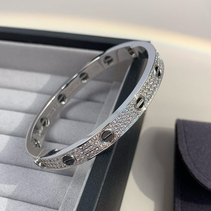 DIANA LOVE BRACELET 6.1MM DIAMOND-PAVED CERAMIC