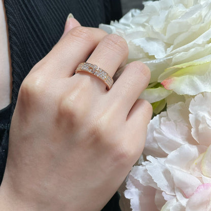 BAGUE DIANA KELLY EN OR ROSE ET DIAMANT