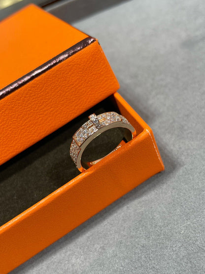 BAGUE DIANA KELLY EN OR ROSE ET DIAMANT