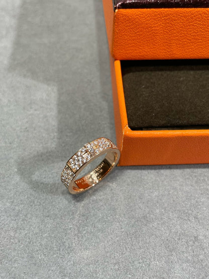 BAGUE DIANA KELLY EN OR ROSE ET DIAMANT