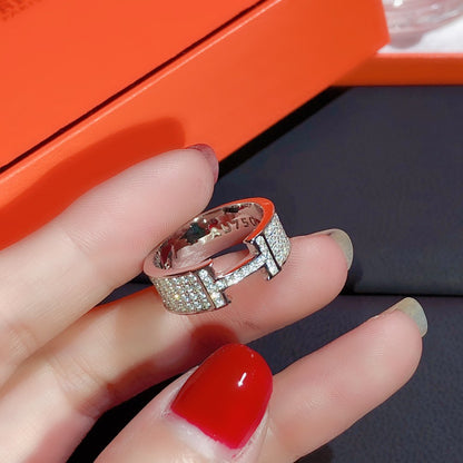 BAGUE DIANA H TOUT DIAMANT