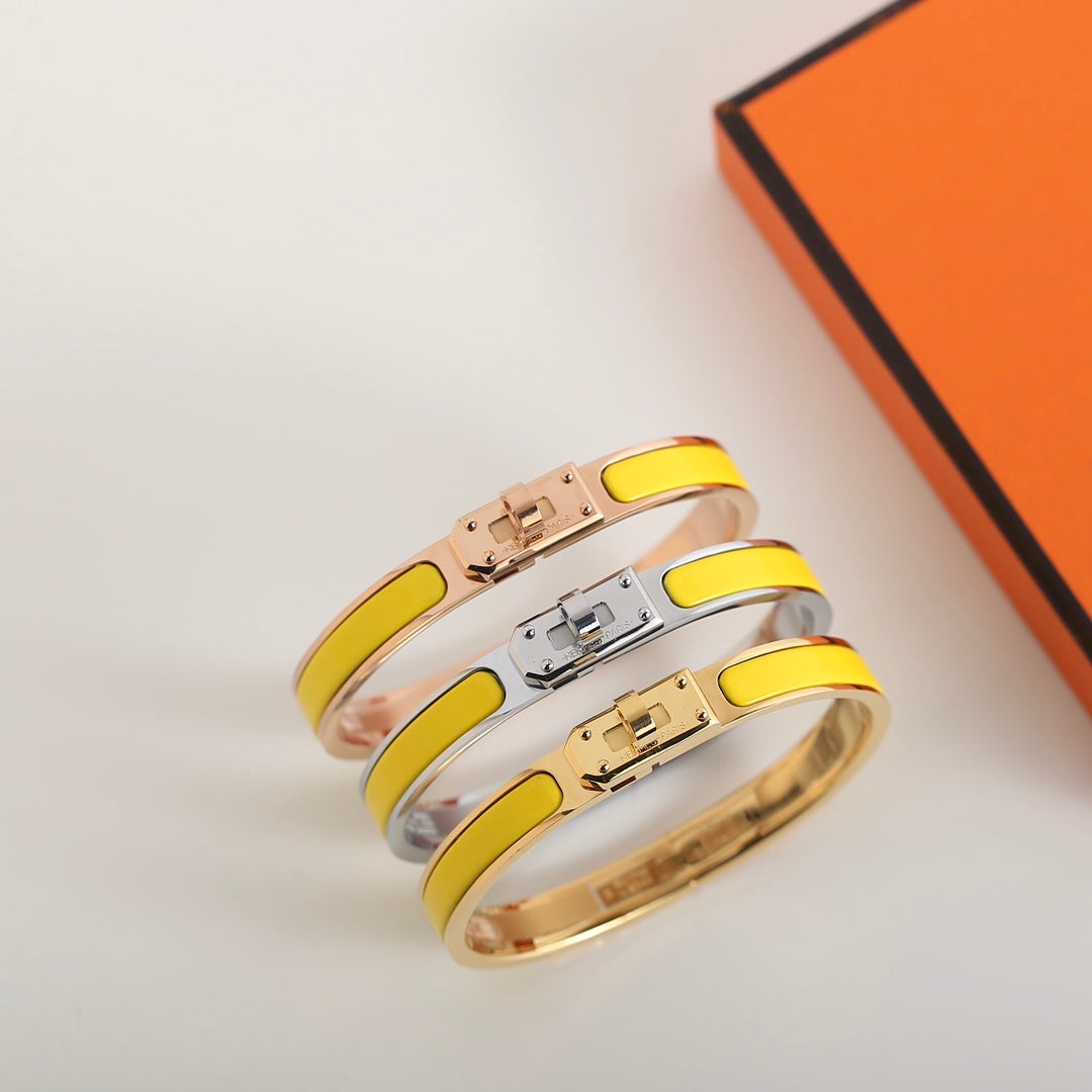 BRACELET DIANA HM KELLY JAUNE