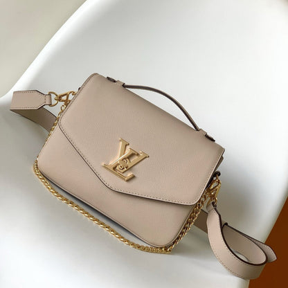 oxford lockme 22cm greige calfskin