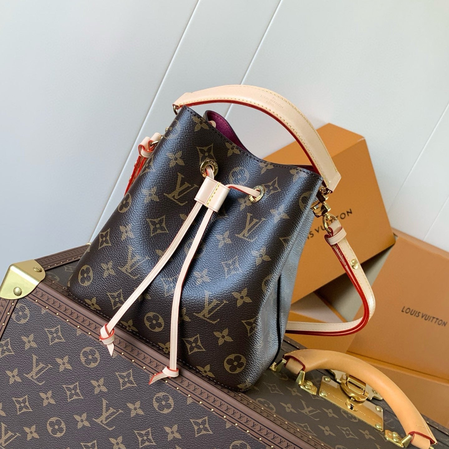 N¨¦ONO¨¦ BB 20 IN BROWN MONOGRAM CANVAS