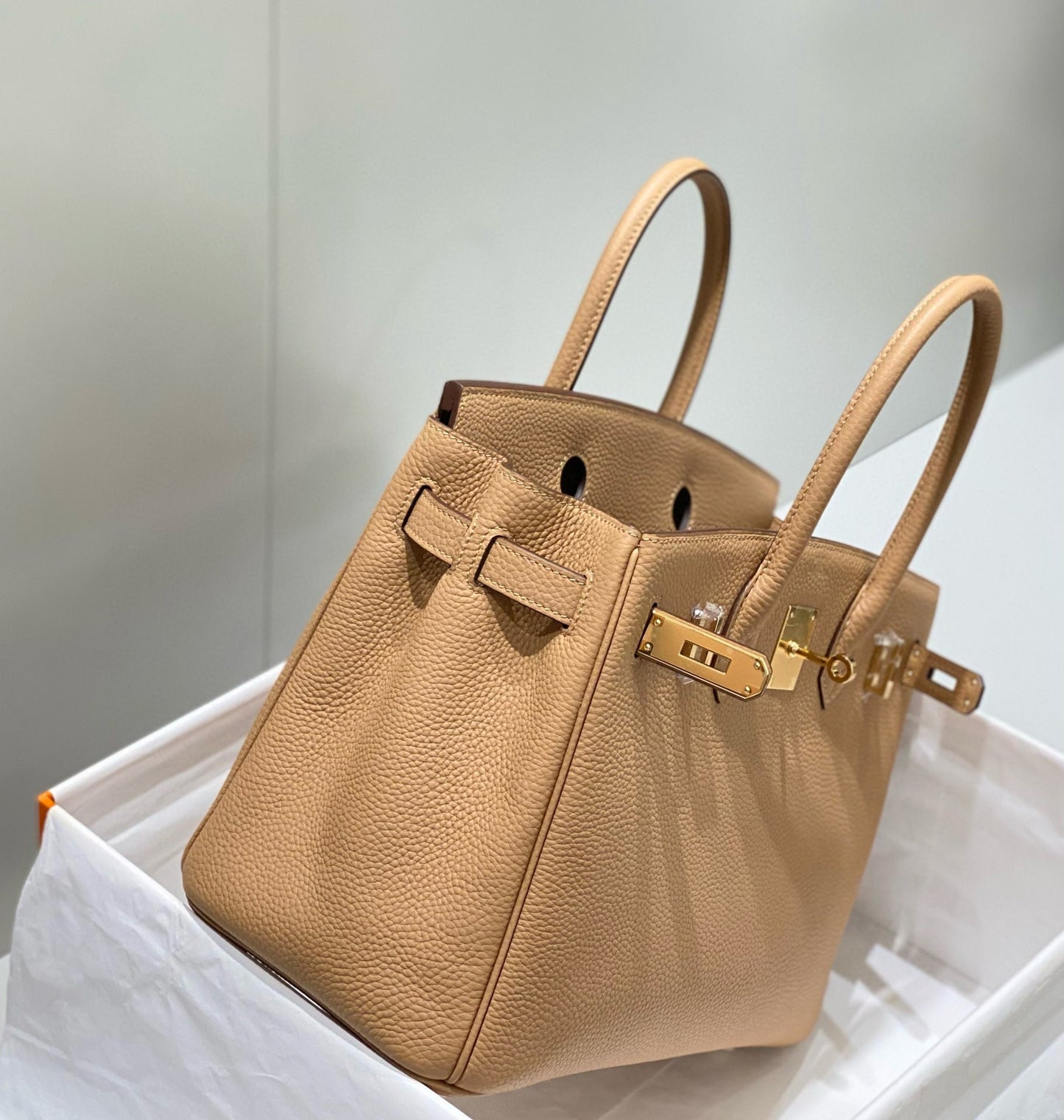 HM BIRKIN 30CM SALMON TOGO LEATHER GOLD HARDWARE
