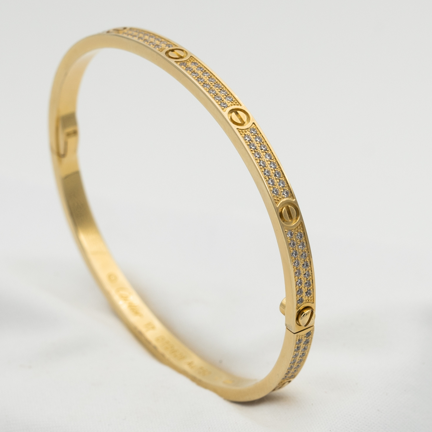 DIANA LOVE BRACELET 3.65MM DIAMOND-PAVED SILVER
