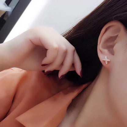 DIANA JEUX DE GOLD DIAMOND EARRINGS