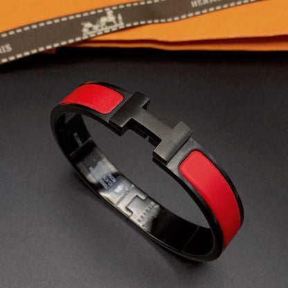 BRACELET DIANA CLIC HM SO NOIR ROUGE
