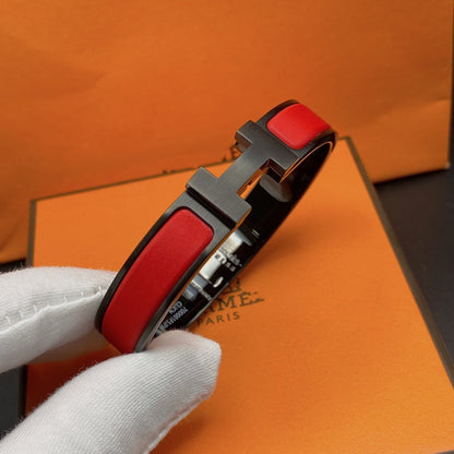 BRACELET DIANA CLIC HM SO NOIR ROUGE