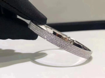 BRACELET DIANA HM KELLY EN ARGENT ET DIAMANTS ENTIÈREMENT PAVÉS