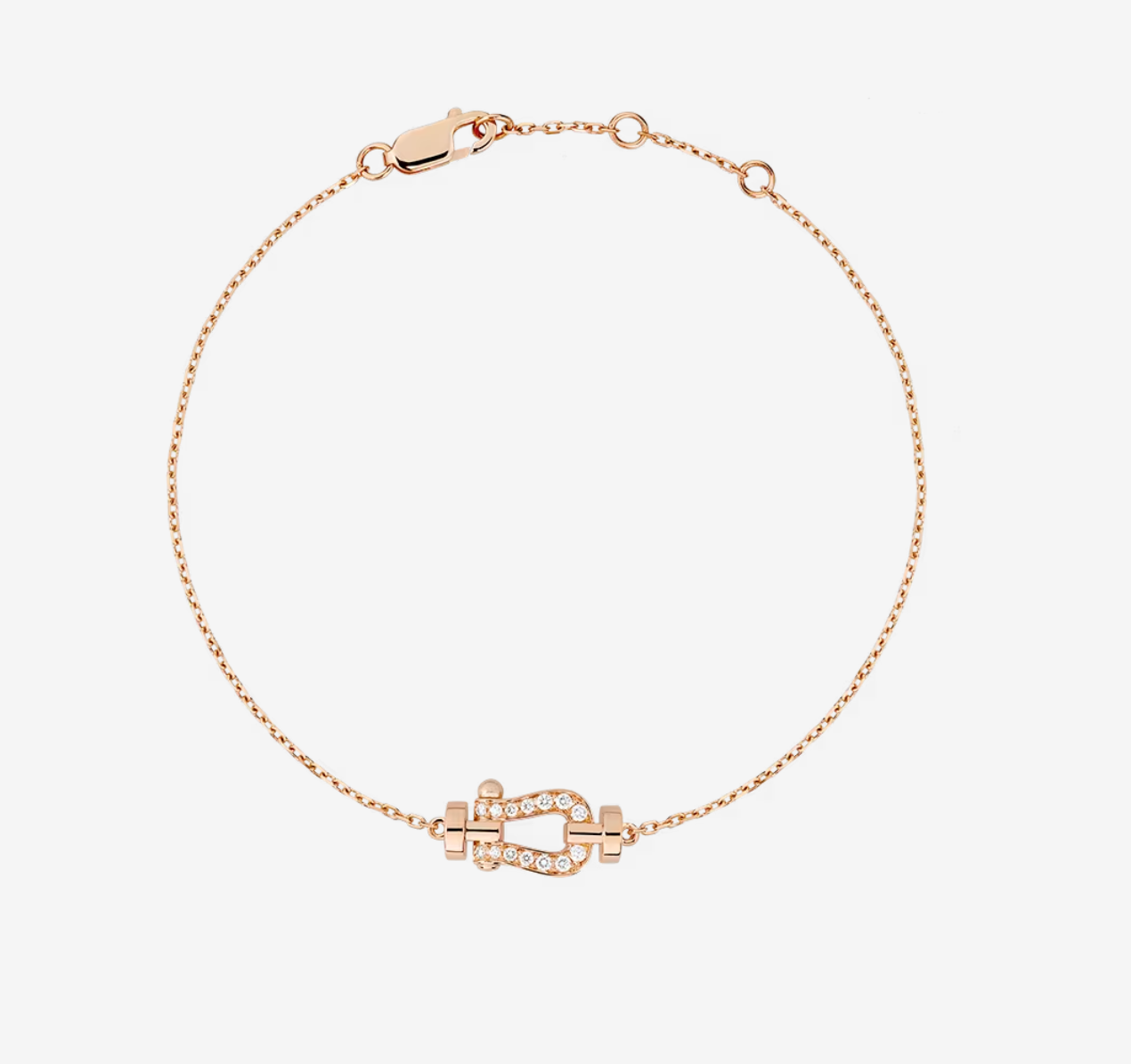 DIANA FORCE 10 FULL DIAMOND BUCKLE CHAIN LINK MINI MODEL
