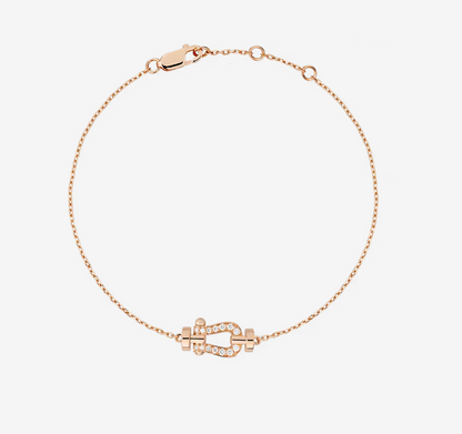 DIANA FORCE 10 FULL DIAMOND BUCKLE CHAIN LINK MINI MODEL
