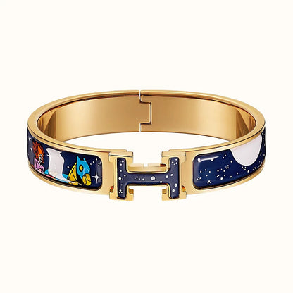Bracelet étoile et lune Diana H 12 mm