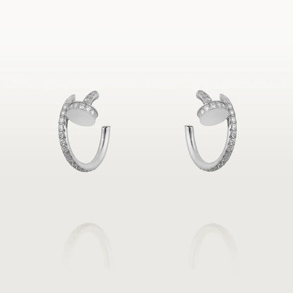 BOUCLES D'OREILLES DIANA JUSTE 12,75 MM ARGENT DIAMANT
