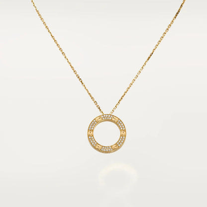 COLLIER DIANA LOVE RÉGLABLE EN OR ROSE 