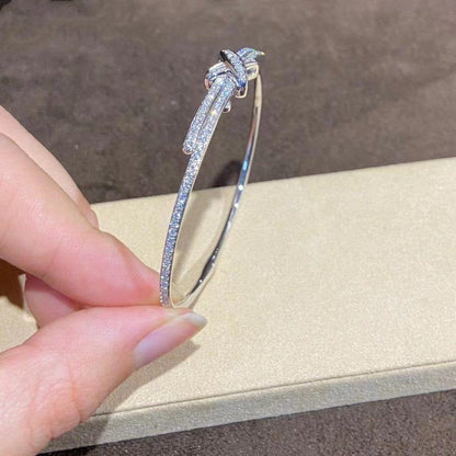 DIANA JEUX DE BRACELET DIAMANTS ARGENT