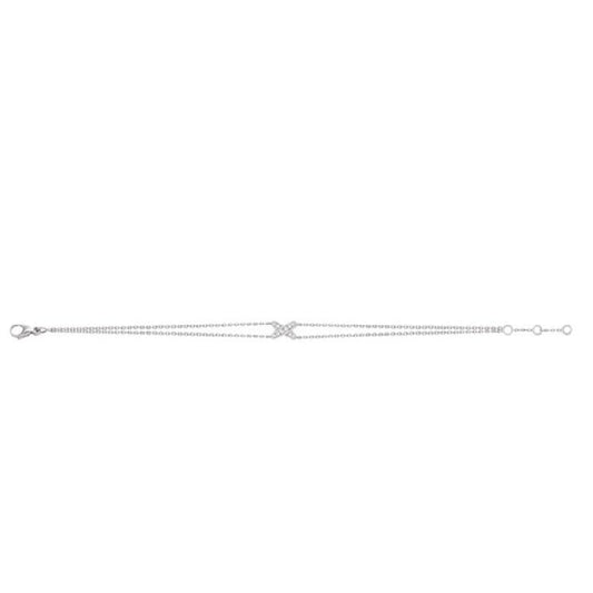 DIANA JEUX BRACELET SILVER DIAMOND