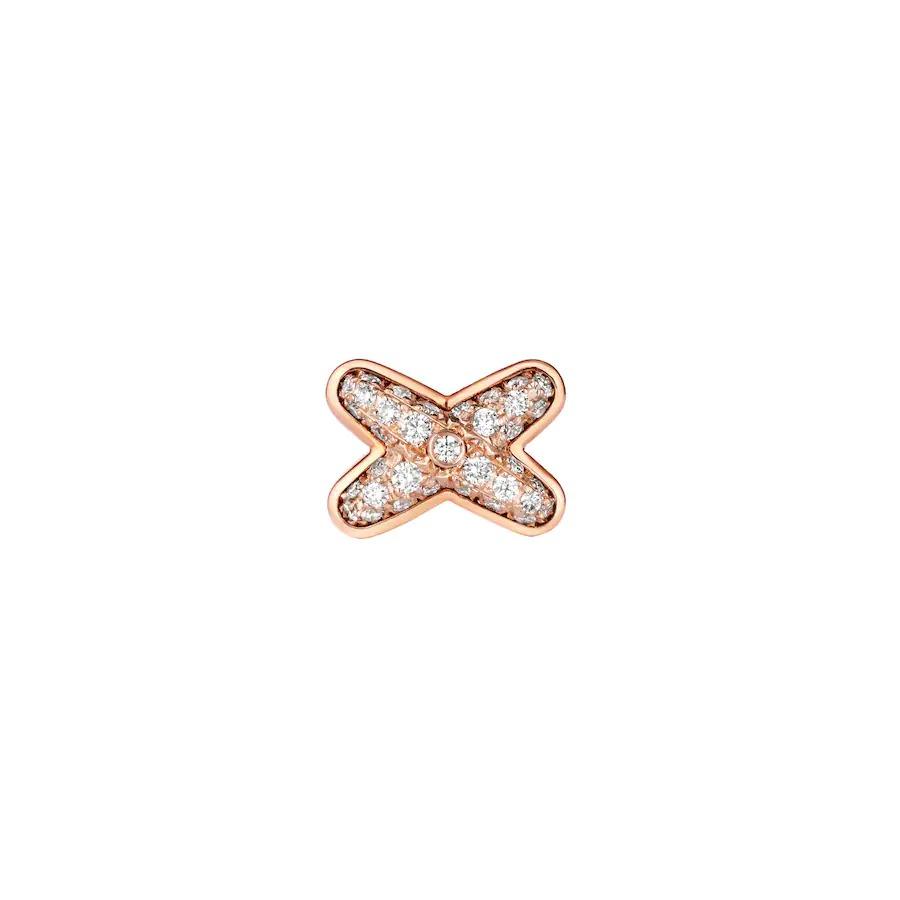 DIANA JEUX DE PINK GOLD DIAMOND EARRINGS