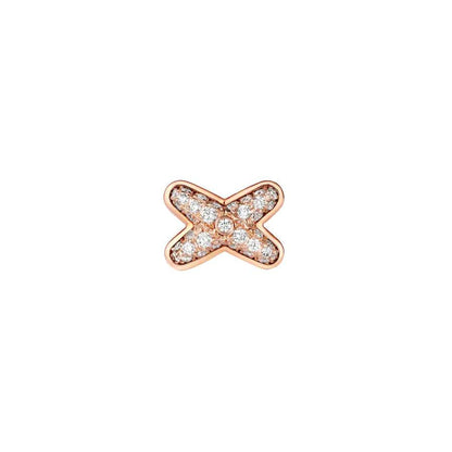 DIANA JEUX DE PINK GOLD DIAMOND EARRINGS