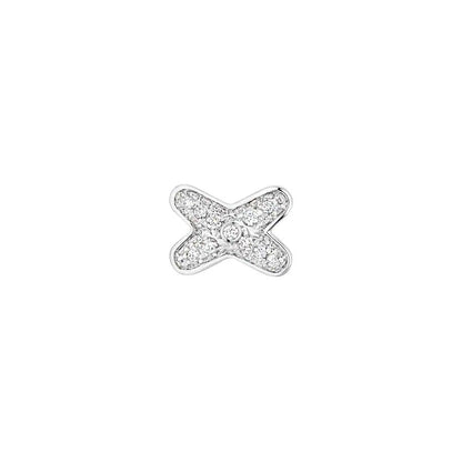 DIANA JEUX DE SILVER DIAMOND EARRINGS