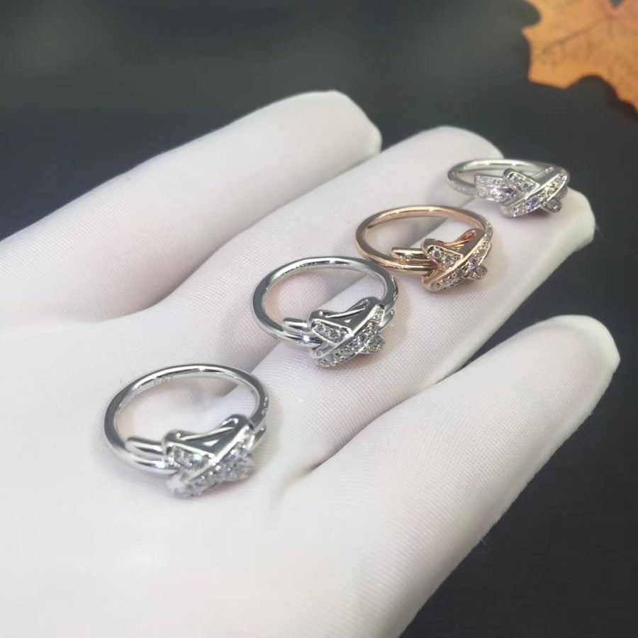 DIANA JEUX DE SILVER DIAMOND RING